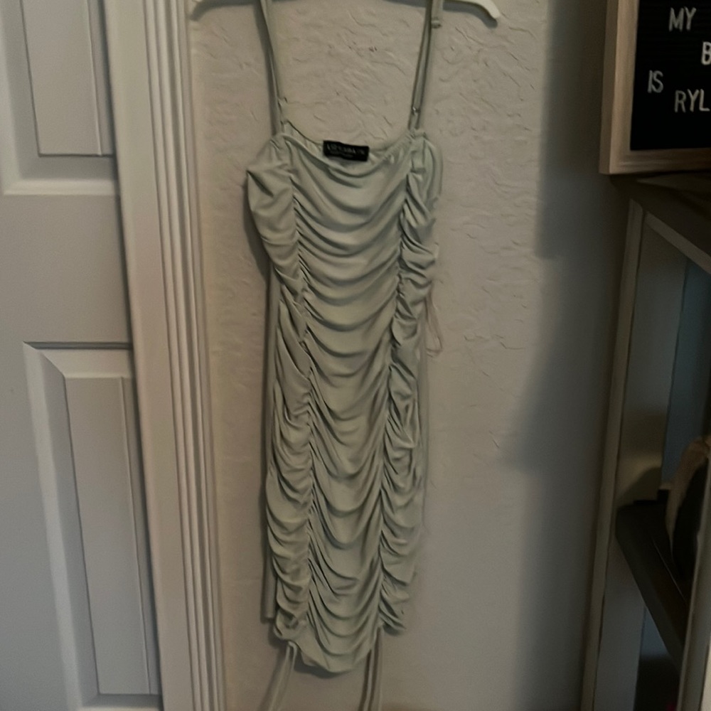 Light green dress